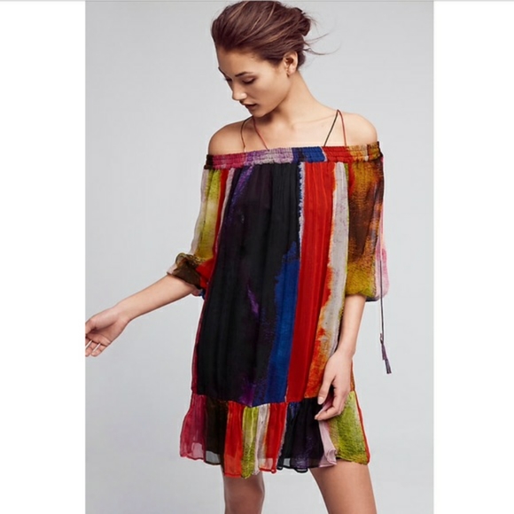 NWT SZ S Zora Off-The-Shoulder Dress By Floreat. - Picture 1 of 7
